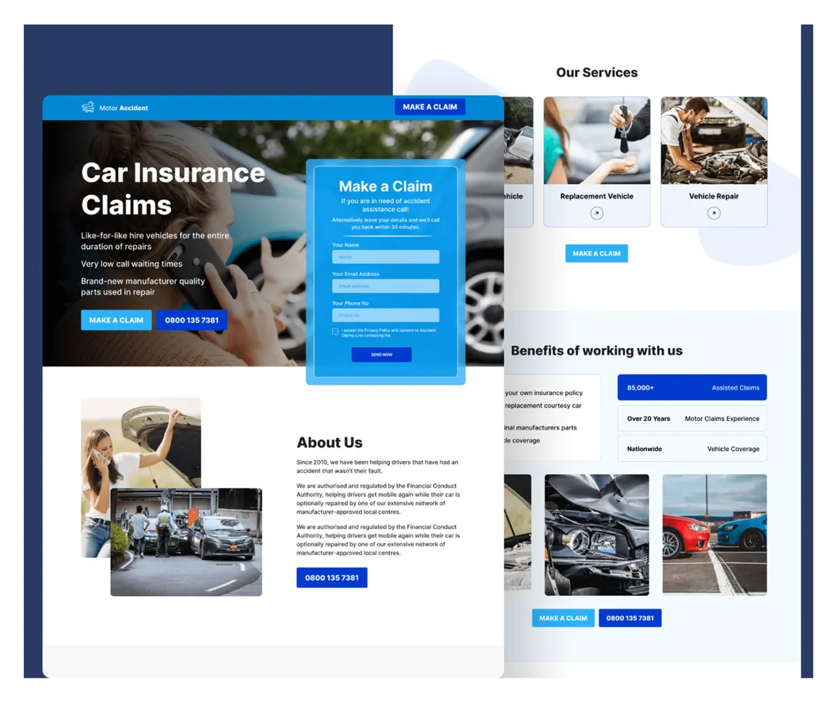 Motor Accident — Figma Design