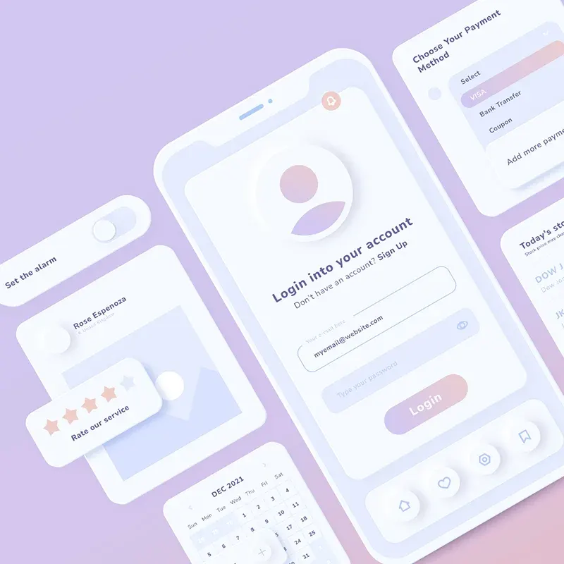 Dashboard Template — UI Design, Figma