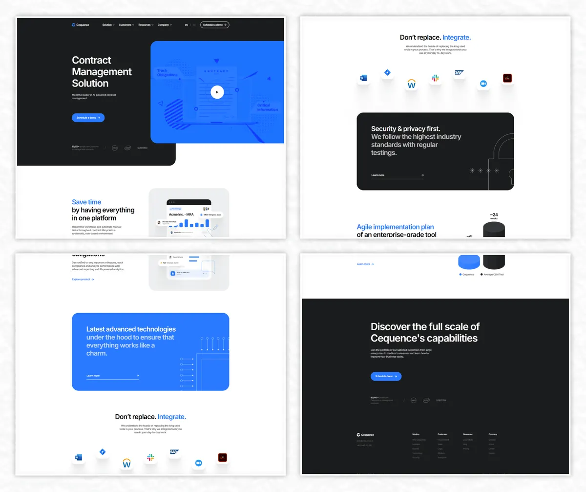 Cequence — Nextjs, Redux, Animation